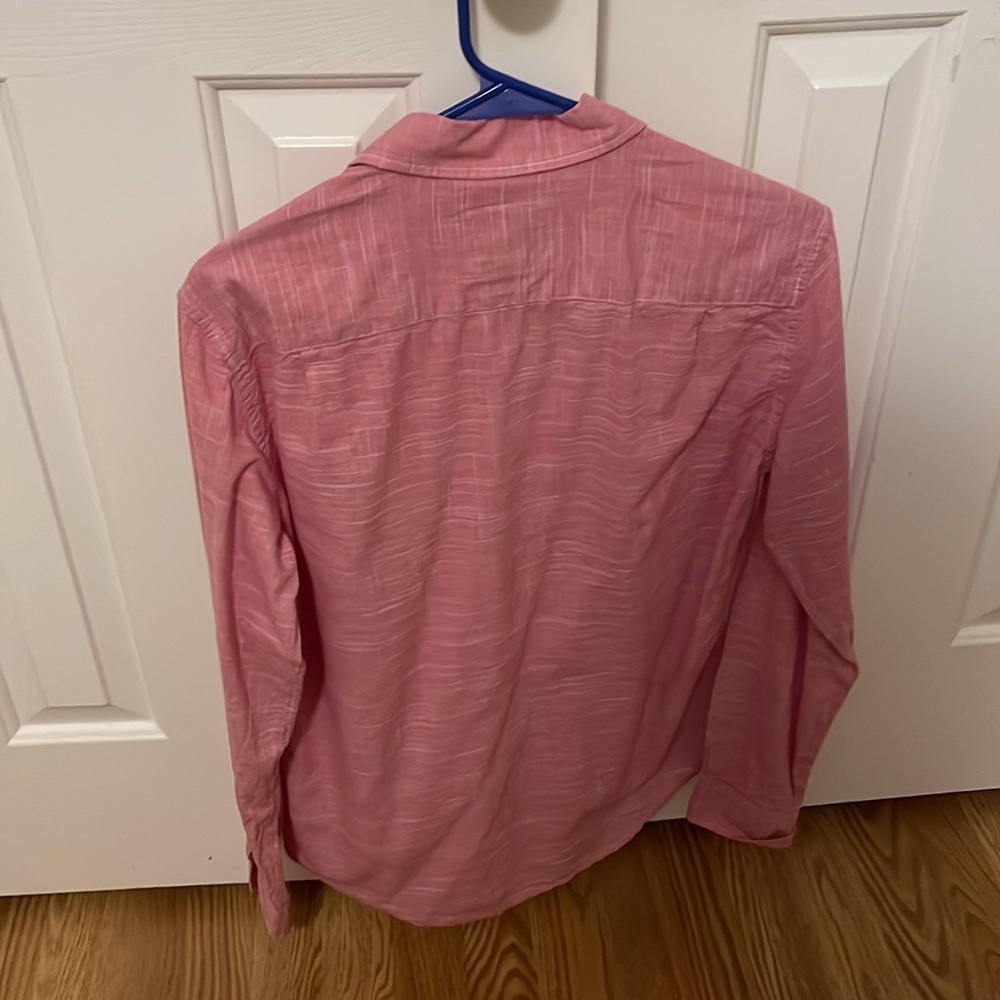 American Eagle Pink Button Down Collar Shirt Size… - image 2